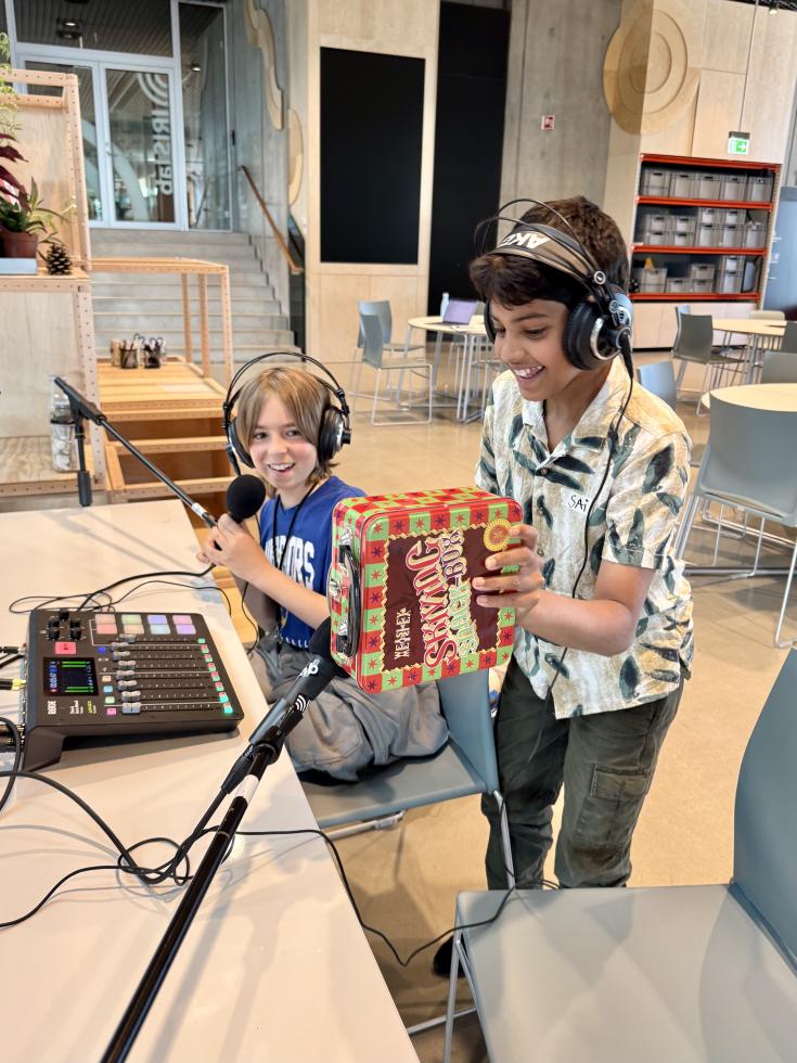 Leg med medier i IRIS Lab på Dokk1