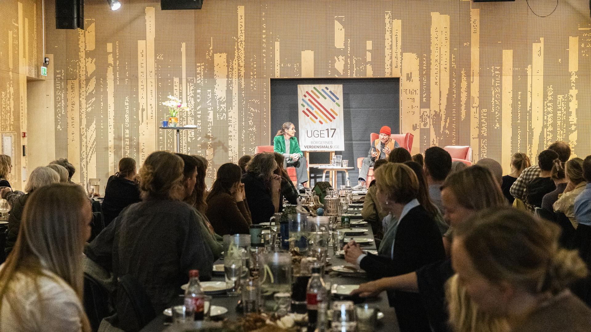 Fællesspisning med Signe Wenneberg og Bonderøven