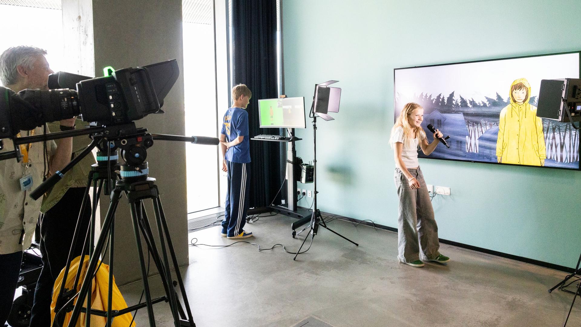 Fiskepigen i IRIS - Mediapædagogisk Lab